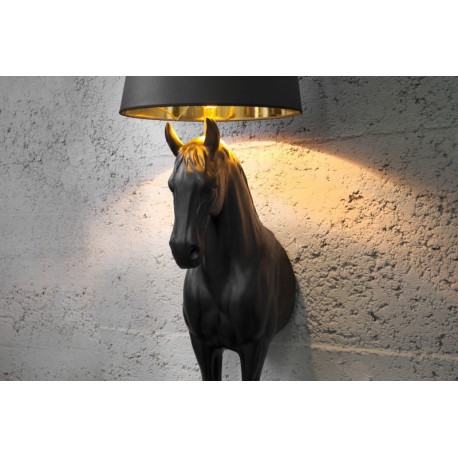 CZARNA LAMPA INSPIROWANA "Moooi - Horse Lamp"
