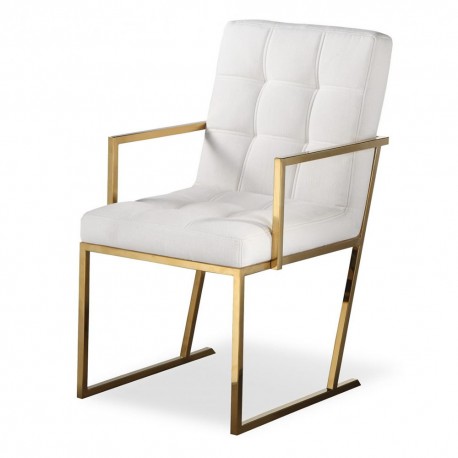 Krzesło STARCK Gold White