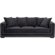 Sofa PARK AVENUE CHENILLE czarna