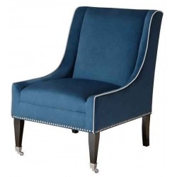 Fotel CALCIANTI niebieski