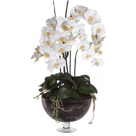 Kwiat WHITE ORCHID 79cm