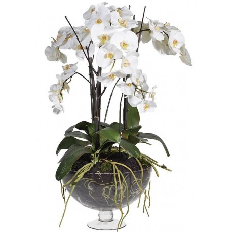 Kwiat WHITE ORCHID 90cm