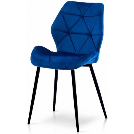 Krzesło DIAMOND niebieskie