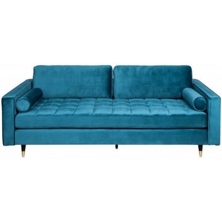 Niebieska sofa new york interiors