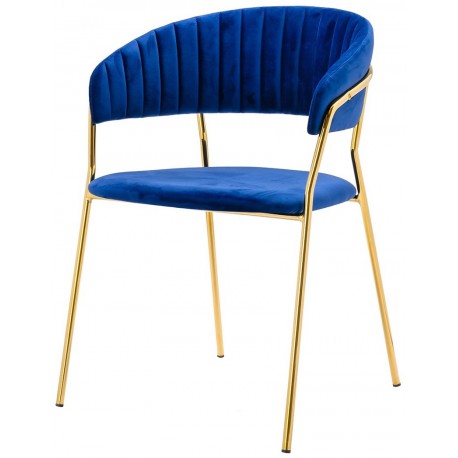 Krzesło SEVERIN niebieskie