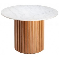 Stół jadalniany VIENNA OAK white marble
