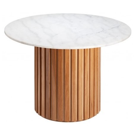 Stół jadalniany VIENNA OAK white marble